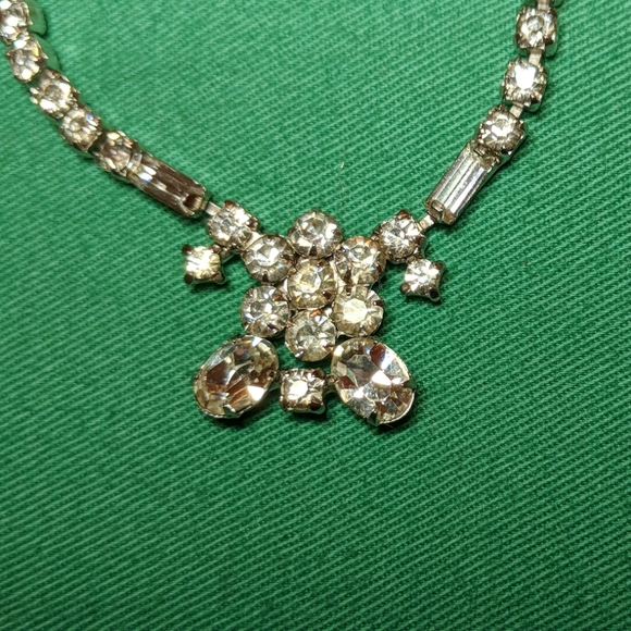 Vintage! Rhinestone Necklace Trio - Picture 4 of 7
